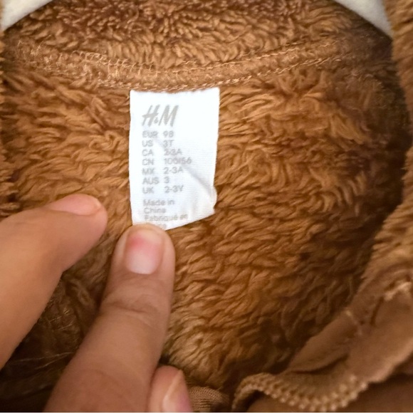 Baby boy neutral bear jacket - Picture 3 of 8